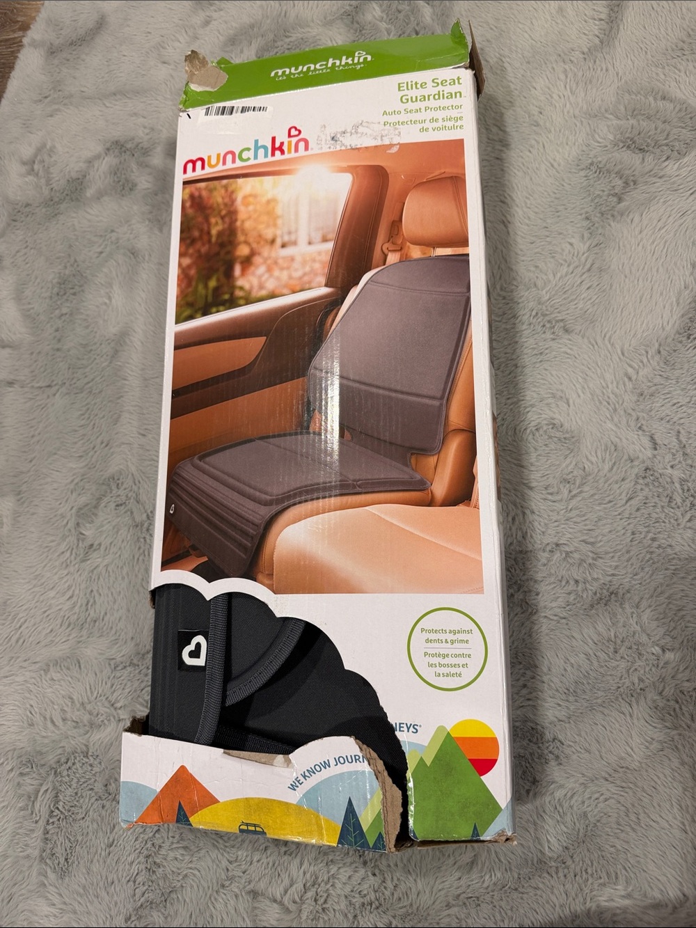 Munchkin Elite Seat Guardian Car Seat Protector - grey